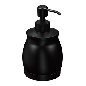 Relaxdays DÁVKOVAČ MYDLA Čierna matná nehrdzavejúca oceľ 390 ml vyobraziť