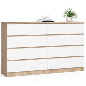 RAUMHIRSCH FURNITURE KOMODA dub Sonoma, biela 99/160/40 vyobraziť