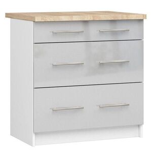 RAUMHIRSCH FURNITURE SPODNÁ SKRÍŇ Biela, lesklá metalíza 85/80/46 vyobraziť