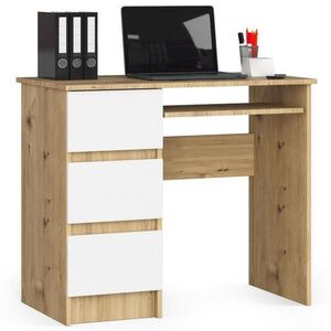 RAUMHIRSCH FURNITURE PÍSACÍ STÔL Dub Artisan, biela 77/90/50 vyobraziť