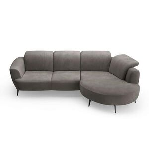 Sit & More ROHOVÁ SEDAČKA, textil, grafitová vyobraziť