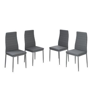 Vicco STOLIČKA DO JEDÁLNE Grand Šedá 42.5 x 48 cm Sada 4 ks vyobraziť