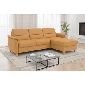 Sit & More ROHOVÁ SEDAČKA, textil, koža, kari žltá vyobraziť