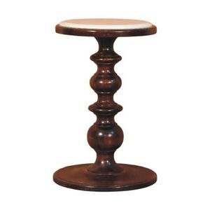 Artisan Furniture PRÍRUČNÝ stolík s kostanovou povrchovou úpravou, vrchná mramorová doska, leštená hnedá vyobraziť