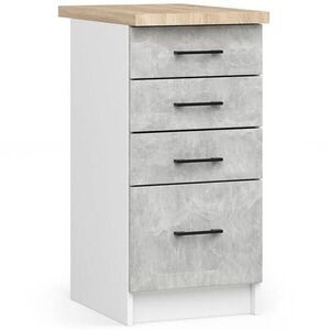 RAUMHIRSCH FURNITURE SPODNÁ SKRÍŇ Biela, betón 85/40/46 vyobraziť