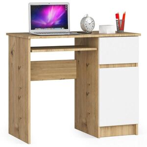 RAUMHIRSCH FURNITURE PÍSACÍ STÔL Dub Artisan, biela 77/90/50 vyobraziť