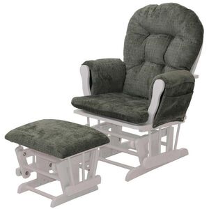 MCW RELAXAČNÉ KRESLO Zelená, Biela vyobraziť