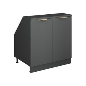 Vicco KUCHYNSKÁ SKRIŇA PRE ŠIKMÉ STRECHY R-Line Antracitové zlato 80 cm s 2 dverami, korpus skrine hĺbka 60 cm vyobraziť