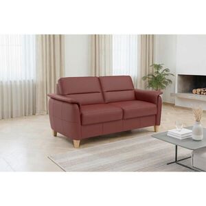 Sit & More TROJMIESTNA POHOVKA, červenohnedá, pravá koža vyobraziť