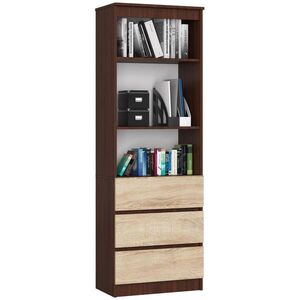 RAUMHIRSCH FURNITURE STOJACIA POLICA tmavohnedá, dub Sonoma 180/60/35 vyobraziť