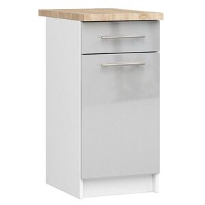 RAUMHIRSCH FURNITURE SPODNÁ SKRÍŇ Biela, lesklá metalíza 85/40/46 vyobraziť