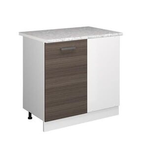Vicco UNIVERZÁLNA ROHOVÁ SKRIŇA R-Line Šedá 86 cm s dvierkami, s pracovnou doskou vyobraziť