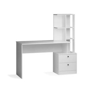 Vicco JEDÁLENSKÝ STÔL Denton biely 136 x 55 cm s 2 zásuvkami vyobraziť
