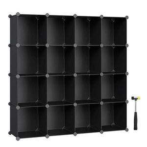 Boxxx REGÁL NA TOPÁNKY, čierna, 123/123/31 cm vyobraziť