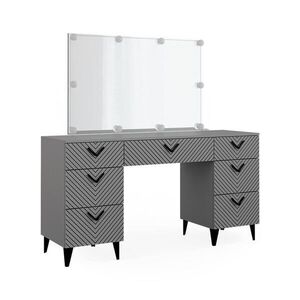 Vicco TOALETNÝ STOLÍK Anett Šedá 150 cm s LED osvetlením vyobraziť