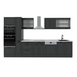 Vicco KUCHYŇA R-Line Antracitový vidiecky dom/antracit 350 cm , AP Marble vyobraziť