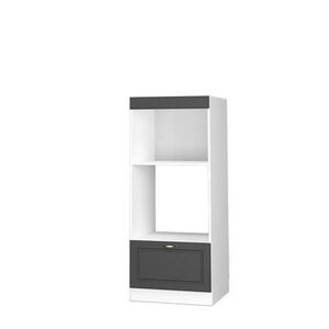 Vicco SKRINKA DO MIKROVLNKY Fame-Line Antracitovo-zlatý vidiecky dom 60 cm OTVORENÉ vyobraziť