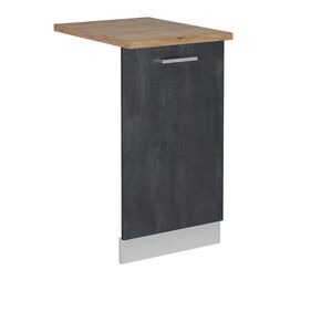 Vicco PREDNÝ PANEL UMÝVAČKY RIADU R-Line Čierny betón 45 cm , AP Oak vyobraziť