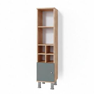 Vicco MIDI SKRINKA Fynn zelená 30 x 130.6 cm malé dvere vyobraziť