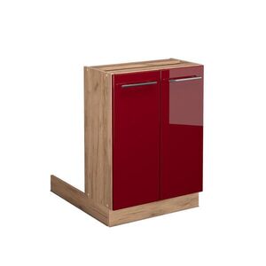 Vicco KUCHYNSKÝ OSTROVČEK Fame-Line Bordeaux vysoký lesk 60 cm bez pracovnej dosky vyobraziť
