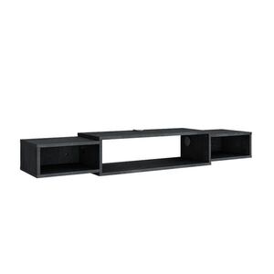 Vicco TV SKRINKA Nordic Čierny betón 139.7 x 20.3 cm s otvorenými policami vyobraziť