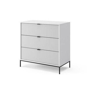 Vicco KOMODA Eliza, biely, 80 x 81.2 cm s 3 zásuvkami vyobraziť