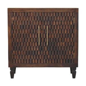 Artisan Furniture SKRINKA s povrchovou úpravou Velvet Mocha, 2 vnútorné police, 2 dvere, tmavohnedá vyobraziť