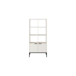 RAUMHIRSCH FURNITURE KNIŽNICA Austin biela, čierna 40/171, 3/80 cm vyobraziť