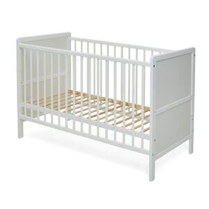 Kids Collective DETSKÁ POSTEĽ 60x120 cm s matracom v bielej farbe vyobraziť
