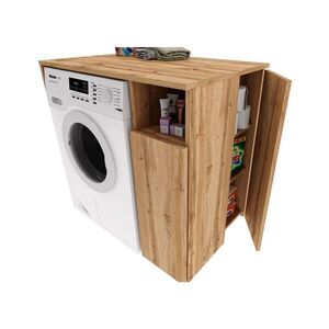 RAUMHIRSCH FURNITURE SKRÍŇ NA PRÁČKU Nadstavbová skrinka s priehradkami – vhodná pre práčku a sušičku 96/88/62 vyobraziť