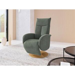 Sit & More RELAXAČNÉ KRESLO, textil, tmavozelená vyobraziť