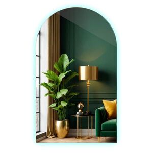 TULUP ZRKADLO Asymetrické 100x60 cm LED 6000K studené svetlo vyobraziť