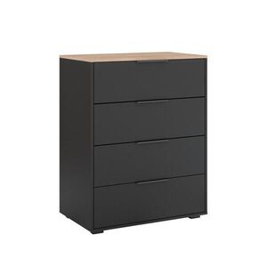 Vicco PRÍBORNÍK Betti Anthracite/Sonoma 30 x 83.6 cm so 4 zásuvkami vyobraziť