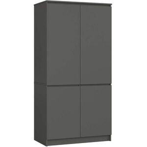 RAUMHIRSCH FURNITURE ŠATNÍK grafitovo šedý 180/90/51 vyobraziť