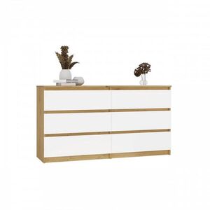 RAUMHIRSCH FURNITURE KOMODA antracitová, biela 138/75/40 vyobraziť