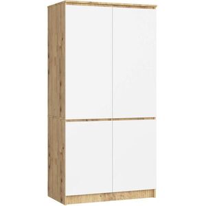 RAUMHIRSCH FURNITURE SKRÍŇ Dub Artisan, biela 180/90/51 vyobraziť