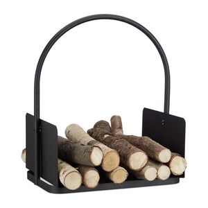 Relaxdays KÔŠ Čierny na drevo oceľ s rukoväťou 46 cm vyobraziť