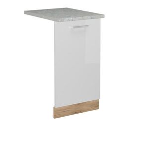 Vicco PREDNÝ PANEL R-Line Biely vysoký lesk 45 cm s pracovnou doskou vyobraziť