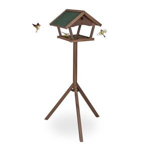 Relaxdays KŔMIDLO Hnedá Zelená jedľové drevo so stojanom výška 139 cm vyobraziť