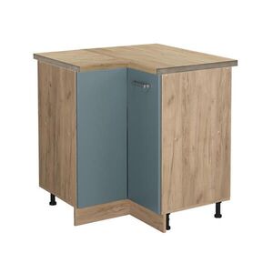 Vicco ROHOVÁ SPODNÁ SKRINKA R-Line Modrošedá 75.6 cm , AP Oak vyobraziť
