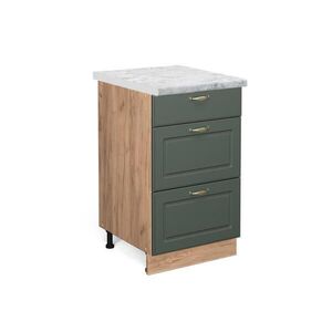 Vicco KUCHYNSKÁ SPODNÁ SKRINKA Fame-Line Zelený a zlatý vidiecky dom 50 cm , AP Marble vyobraziť