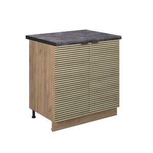 Vicco SPODNÁ SKRINKA POD DREZ Fame-Line Dubový panel 80 cm , AP Antracit vyobraziť