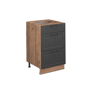 Vicco KUCHYNSKÁ SPODNÁ SKRINKA Fame-Line Tmavo-sivá 50 cm , AP Oak vyobraziť