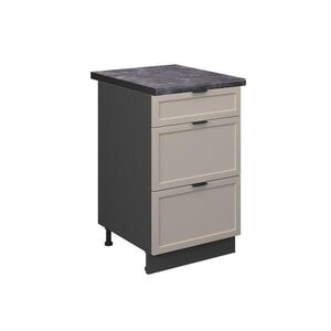 Vicco KUCHYNSKÁ SPODNÁ SKRINKA Fame-Line, GreyBeige/antracitová, 50 cm, AP Antracit vyobraziť