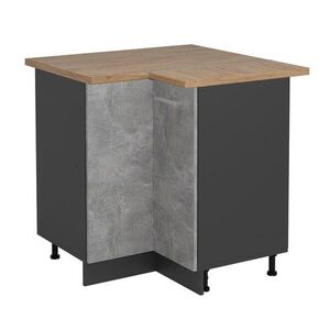 Vicco ROHOVÁ SPODNÁ SKRINKA R-Line betón 75.6 cm , AP Oak vyobraziť