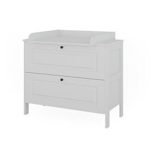 VitaliSpa PREBAĽOVACÍ PULT Ajaton biely 108 x 98 cm s 2 zásuvkami vyobraziť