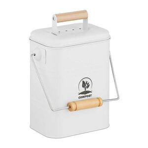 Relaxdays BIOKÔŠ biely 3, 5 l uhlíkový filter vyobraziť