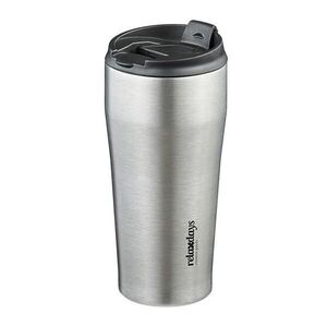Relaxdays TERMOHRNČEK Strieborná Čierna nehrdzavejúca oceľ 400 ml vákuovo izolovaný vyobraziť