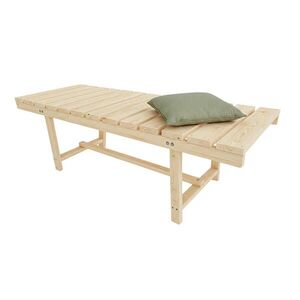 Relaxdays LAVICA prírodná 2-miestna bez operadla 35x110x38 cm vyobraziť