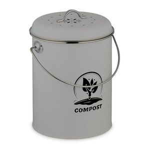 Relaxdays KOMPOSTÉR Sivá Železo filter s aktívnym uhlím 5, 5 l vyobraziť